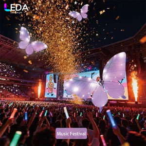 Droni a Forma di Farfalla Bionica LEDA con Telecomando per Decorazioni di Matrimoni e Festival Musicali - Product Image 1