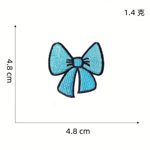 Patchs décoratifs brodés en vinyle thermocollants pour T-shirts, sweats à capuche, et patchs nœuds pour porte-clés - Product Image 4