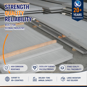 Factory Price 304 316L Brushed Finish 5.0mm 5x10' Hot <b>Rolled</b> Stainless Steel Sheet for <b>Paper</b> Industry - Product Image 1