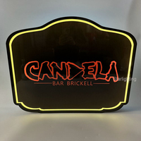 Control de aplicación de logotipo personalizado OEM Mensaje de desplazamiento pantalla VIP glorifier LED tablero de mensajes presentador de botella para salón de club nocturno