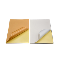 Papier autocollant brillant pour imprimante laser A4, étiquettes vierges autocollantes pour imprimantes laser, personnalisation acceptable
