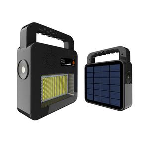 Chargeur extérieur multifonctionnel, lampe de camping d'urgence rechargeable, 15W, haute capacité, 6000mAh, panneau solaire, batterie externe - Product Image 4