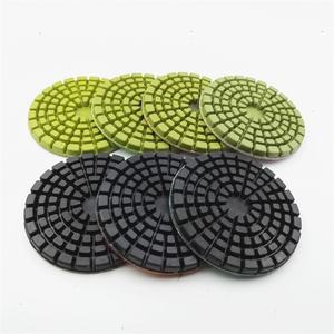 4 "מעובה יותר חיים יהלום בטון ליטוש רפידות יהלום רטוב דיסק ליטוש דיסק ליטוש רצפת בטון - Product Image 1