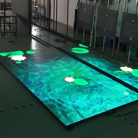 Top-Angebot: Interaktiver LED-Tanzflächen-Bildschirm, Fabrik-LED-Bodenfliesenbildschirm, Touch-Interaktive LED-Wandbildschirm-Paneele, Wasserdicht, OEM