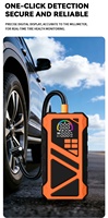 Démarreur de voiture 4-en-1 OEM avec compresseur d'air 150 PSI, gonfleur de pneus portable, booster de batterie 12V, double batterie externe 10000 mAh