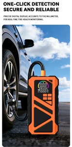Démarreur de voiture 4-en-1 OEM avec compresseur d'air 150 PSI, gonfleur de pneus portable, <span class=keywords><strong>booster</strong></span> de batterie 12V, double batterie externe 10000 mAh - Product Image 5