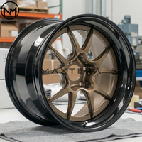 Jantes de voiture pour passagers Maxtera Forged Custom Forgeline GA3R Open Lug Style pour Porsche 911 BMW Viper Corvette Mustang, jantes en alliage
