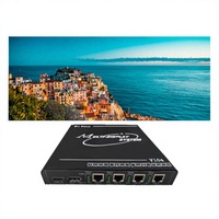 Contrôleur de mur vidéo 1 entrée 4 sorties pour applications polyvalentes, processeur d'image 4K60 multi-écrans 1x2 1x3 1x4 2x2 2x4 3x4 4x4