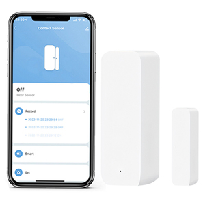지그비 도어 창 마그네틱 센서 도어 센서 스마트 보안 경보 개방형 폐쇄 감지기 홈 도난 방지 도어 접촉 센서 - Product Image 1