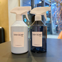 Bouteille pulvérisateur à gâchette en plastique noir, bleu, rose, 500 ml, bouteilles pulvérisateur pour le nettoyage ménager, 16 oz