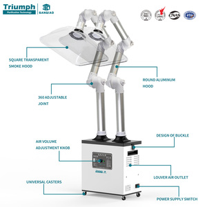 Máy hút khói hút mạnh với bộ lọc than hoạt tính hoặc HEPA, máy hút khói di động cho máy in UV - Product Image 4