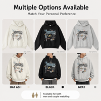 Sudadera con Capucha de 360G para Hombre, Estilo Oversize Vintage, con Estampado Gráfico, Proveedor Personalizado