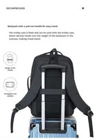 Sac à dos professionnel moderne pour ordinateur portable, étanche, pour voyages et bureau, durable, avec port USB