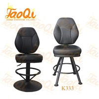 Chaise de jeu de casino moderne K333 avec pivotement à 360 degrés, structure en acier durable, tabouret de bar pour tables de poker et sièges de casino