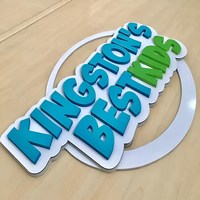Lettres de signe en acrylique alphabet en plastique découpées au laser