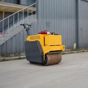 Gehen hinter Einzel trommel Vibrations kompressor Motor kleine Walze Verdichter Hand kompakte Mini-Straßen walze