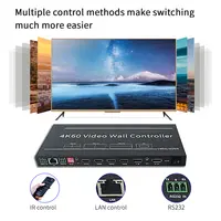 Professionale audio video 4K 8K video wall controller 1x3 3x3 2x3 TV display