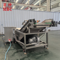 Aangepaste 2025 Nieuwe Ontwerp Automatische Dragon Fruit Wasmachine Luchtbel Reinigingsmachine Groente Wasmachine