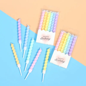 شموع عيد ميلاد سعيد لولبية من Homesun بالجملة - شموع صديقة للبيئة بتأثير الألعاب النارية - Product Image 2