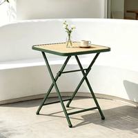 Ensemble table et chaises d'extérieur en plastique pour patio, balcon, jardin, bistrot, mobilier de salle à manger pour la maison, le café et les loisirs en plein air