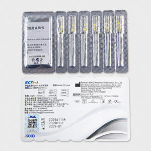 Limas Dentales Rotatorias de Turbina Niti SOCO FILE SC PLUS 25/06 25mm 6 Piezas/Hoja - Product Image 2