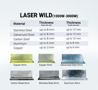 Soudeuse laser acier inoxydable acier au carbone aluminium cuivre Machine de soudage pour le traitement de la tôle