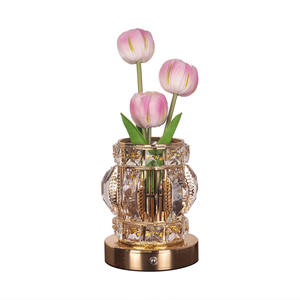 Nuevo tulipán Nightlight Ramo terminado Cristal Atmósfera Luz Adorno creativo Lámpara <span class=keywords><strong>de</strong></span> escritorio decorativa Regalo - Product Image 5
