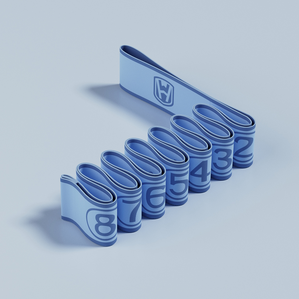 Griglia blu chiaro-8