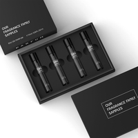 Coffret de parfum de luxe pour femmes - Ensemble de deux pièces au design carré, fermeture magnétique, emballage écologique, gaufrage personnalisable, EVA intégré |   Verre PCR à 30% |   Certifié UE