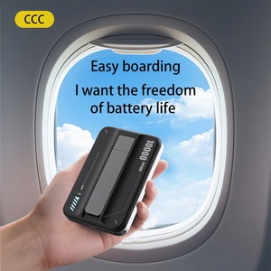 <span class=keywords><strong>Power</strong></span> Bank Portatile ad Alta Capacità 5000mAh 10000mAh Ultra Sottile Ricarica Rapida con Display a Foro Stenopeico 4-in-1 Micro USB Dati - Product Image 3