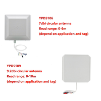 Contrôle d'accès au parking 1-15m Long Range uhf RFID Reader Integrated UHF 6-12dbi Antenne RS232 RS485 WG26 Free SDK