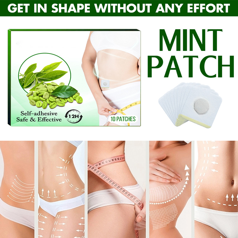 oem chinese weight loss quick slimming mint patch detox fat burning patch