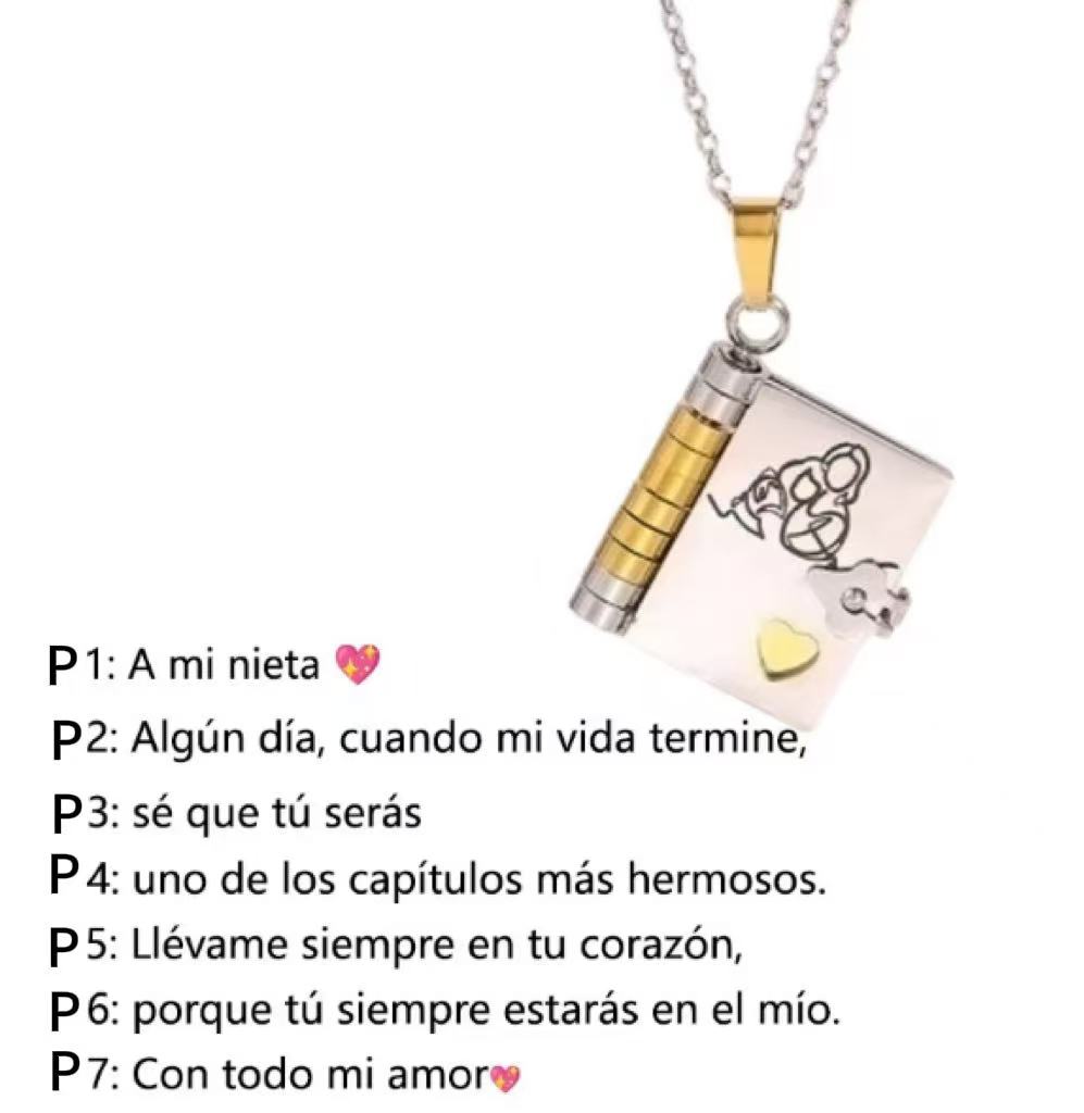 Spanish - granddaughter - gold and silver