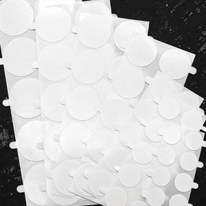 25 milímetros auto-adesivo redondo duplo lados fita branca adesivos para cera selo - Product Image 2