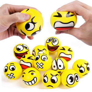 New Yellow PU Material Eco-friendly Elastic Decompression Vent Children's Promotional Toy for Boys and Girls <strong>Small</strong> <strong>Gift</strong> Bouncy - Product Image 1