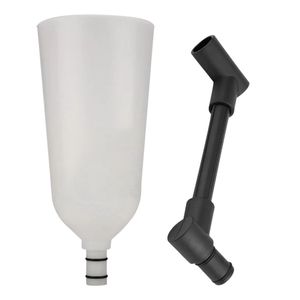 CLAUTOOL 10pcs Car Engine Oil Funnel Adaptor Filling Filler <strong>Set</strong> Including Swivel Offset Extension <strong>Tube</strong> for Car Disassembly Tool - Product Image 2