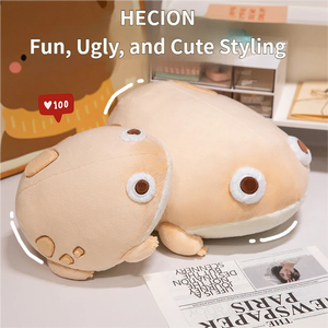 Peluche réaliste et amusante de <span class=keywords><strong>grenouille</strong></span> taureau HECION, adorable peluche de <span class=keywords><strong>grenouille</strong></span> pour enfants, coussin de sommeil et cadeau câlin - Product Image 4
