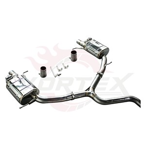 Vortex SS304 Valved Catback Exhaust for VW Sagitar Jetta MK7 1.4T 1.5T 2.0T Dual Muffler Performance Racing System <b>Kit</b> - Product Image 3
