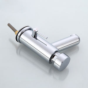 Mitigeur de lavabo contemporain chromé laiton à fermeture automatique Robinet d'action retardateur de lavabo - Product Image 6