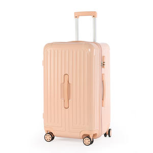 Maleta de viaje original Yongsheng de 28 pulgadas para mujer con cerradura de combinación, color sólido rosa cereza lechoso - Product Image 2