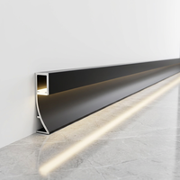 Plinthe LED en aluminium durable pour projets hôteliers et résidentiels