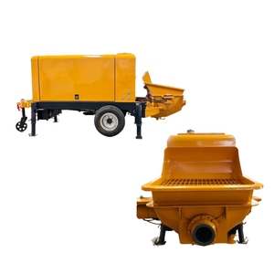 Machine de pompage du béton Équipement de construction <span class=keywords><strong>Pompe</strong></span> à béton Pompes de transfert de béton miniatures en pierre fine - Product Image 3