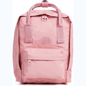 Sac à dos pour ordinateur portable rose simple, décontracté, sportif, imperméable, en nylon, avec logo personnalisé de la marque - Product Image 1