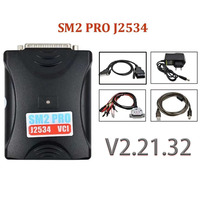 Sm2 Pro J2534 V2.21.22 V2.21.32 Analizador de Automóviles Profesional de 24 V con Pantalla LCD, Lector de Códigos Eléctricos para Diagnóstico y Programación de Motores