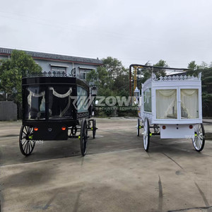 รถม้าศพไฟฟ้าแบบมีหลังคาสำหรับพิธีศพ - Product Image 6