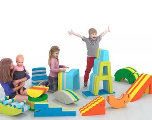 Juego de Espuma para Gatear y Escalar en Interiores, Juguetes Educativos Montessori, Bloques de Escalada de Espuma Coloridos para Niños Pequeños de 1 a 3 Años - Product Image 5