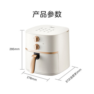 Horno Freidora de Aire Midea 5L con Doble Perilla, Cerámica Antiadherente, Eléctrico, para Uso Doméstico y en Dormitorios - Product Image 4