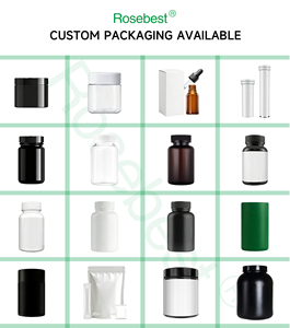 Gomitas de Proteína de Suero de Leche 100% Veganas, Sin Azúcar, con Sabor Natural, Marca Privada Rosebest OEM, con Multivitaminas y Minerales - Product Image 5