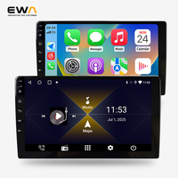Lecteur vidéo universel pour voiture Android GPS 10,1 pouces 2DIN avec radio FM, Android Auto, DSP, haut-parleur intégré