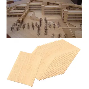 Großhandel Holzstücke Holz quadratische Plakette DIY Handwerk synthetische leere Holztafeln